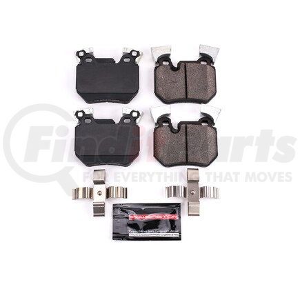 Z231372 by POWERSTOP BRAKES - Z23 EVOLUTION SPORT CARBON-FIBER BRAKE PADS W/ HARDWARE