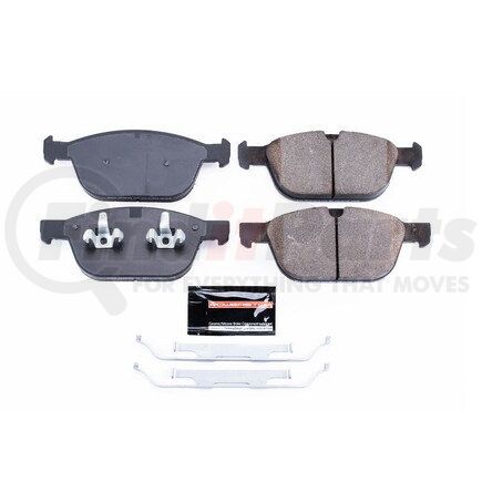 Z231412 by POWERSTOP BRAKES - Z23 EVOLUTION SPORT CARBON-FIBER BRAKE PADS W/ HARDWARE