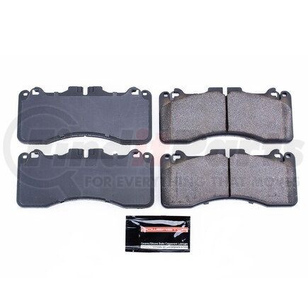 Z231440 by POWERSTOP BRAKES - Z23 EVOLUTION SPORT CARBON-FIBER BRAKE PADS W/ HARDWARE