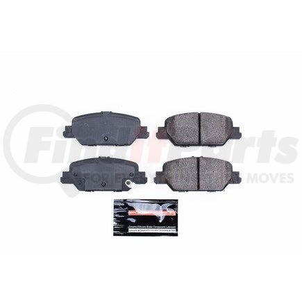 Z232037 by POWERSTOP BRAKES - Z23 EVOLUTION SPORT CARBON-FIBER BRAKE PADS W/ HARDWARE