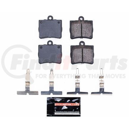 Z23739 by POWERSTOP BRAKES - Z23 EVOLUTION SPORT CARBON-FIBER BRAKE PADS W/ HARDWARE