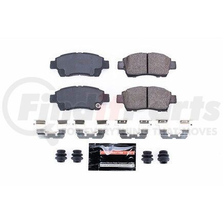 Z23831 by POWERSTOP BRAKES - Z23 EVOLUTION SPORT CARBON-FIBER BRAKE PADS W/ HARDWARE