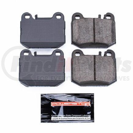 Z23874 by POWERSTOP BRAKES - Z23 EVOLUTION SPORT CARBON-FIBER BRAKE PADS W/ HARDWARE