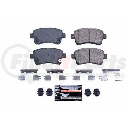 Z23937 by POWERSTOP BRAKES - Z23 EVOLUTION SPORT CARBON-FIBER BRAKE PADS W/ HARDWARE