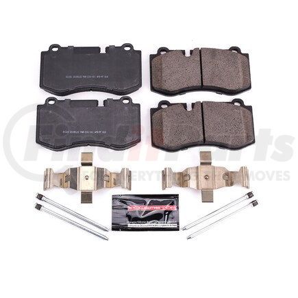 Z231223 by POWERSTOP BRAKES - Z23 EVOLUTION SPORT CARBON-FIBER BRAKE PADS W/ HARDWARE