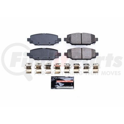 Z236005 by POWERSTOP BRAKES - Z23 EVOLUTION SPORT CARBON-FIBER BRAKE PADS W/ HARDWARE