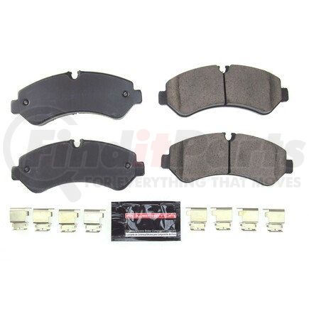 Z232236 by POWERSTOP BRAKES - Z23 EVOLUTION SPORT CARBON-FIBER BRAKE PADS W/ HARDWARE