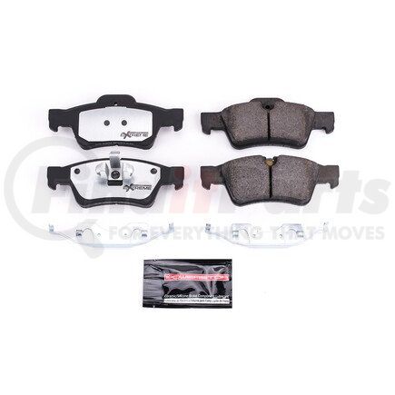 Z261122 by POWERSTOP BRAKES - Z26 STREET PERFORMANCE CARBON-FIBER CERAMIC BRAKE PADS W/ HARDWARE