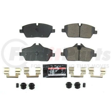 Z231308A by POWERSTOP BRAKES - Z23 EVOLUTION SPORT CARBON-FIBER BRAKE PADS W/ HARDWARE