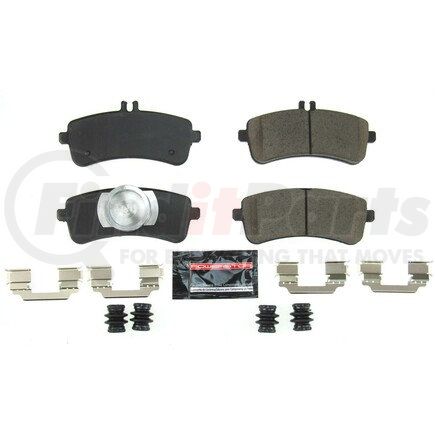 Z231669 by POWERSTOP BRAKES - Z23 EVOLUTION SPORT CARBON-FIBER BRAKE PADS W/ HARDWARE