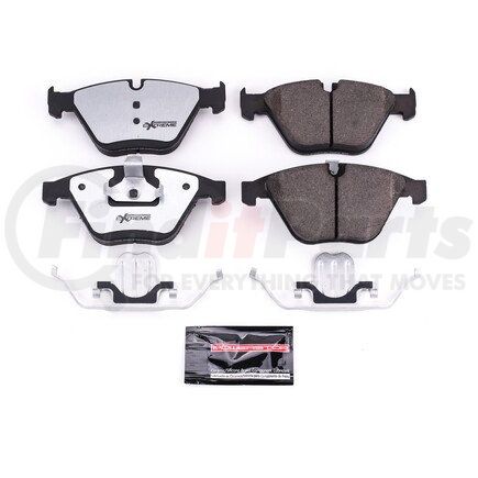 Z261260 by POWERSTOP BRAKES - Z26 STREET PERFORMANCE CARBON-FIBER CERAMIC BRAKE PADS W/ HARDWARE