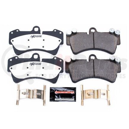 Z26977 by POWERSTOP BRAKES - Z26 STREET PERFORMANCE CARBON-FIBER CERAMIC BRAKE PADS W/ HARDWARE