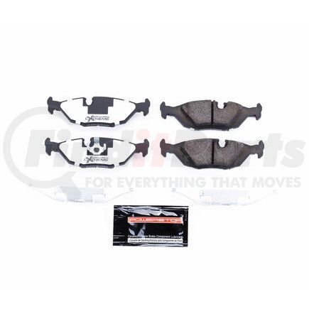 Z26279 by POWERSTOP BRAKES - Z26 STREET PERFORMANCE CARBON-FIBER CERAMIC BRAKE PADS W/ HARDWARE