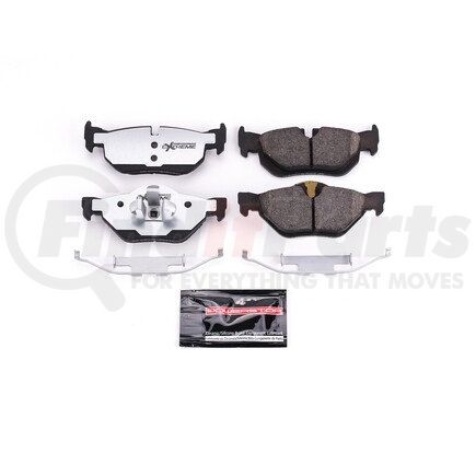 Z261267 by POWERSTOP BRAKES - Z26 STREET PERFORMANCE CARBON-FIBER CERAMIC BRAKE PADS W/ HARDWARE