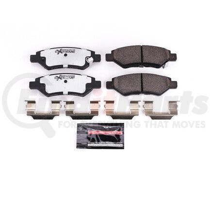 Z261337 by POWERSTOP BRAKES - Z26 STREET PERFORMANCE CARBON-FIBER CERAMIC BRAKE PADS W/ HARDWARE