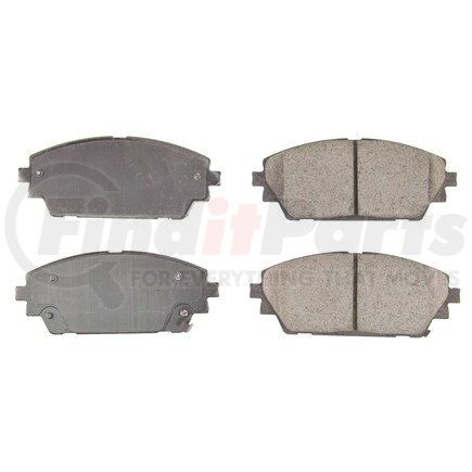 162218 by POWERSTOP BRAKES - Z16 EVOLUTION CERAMIC BRAKE PADS