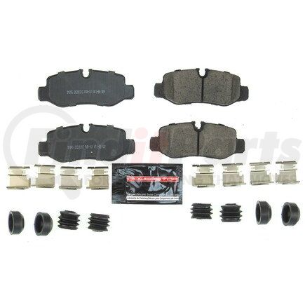 Z231893 by POWERSTOP BRAKES - Z23 EVOLUTION SPORT CARBON-FIBER BRAKE PADS W/ HARDWARE