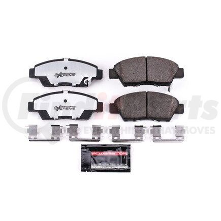 Z261394 by POWERSTOP BRAKES - Z26 STREET PERFORMANCE CARBON-FIBER CERAMIC BRAKE PADS W/ HARDWARE