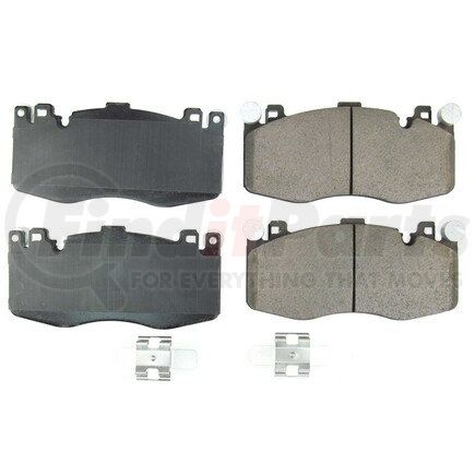 171738 by POWERSTOP BRAKES - Z17 EVOLUTION CERAMIC BRAKE PADS W/ HARDWARE