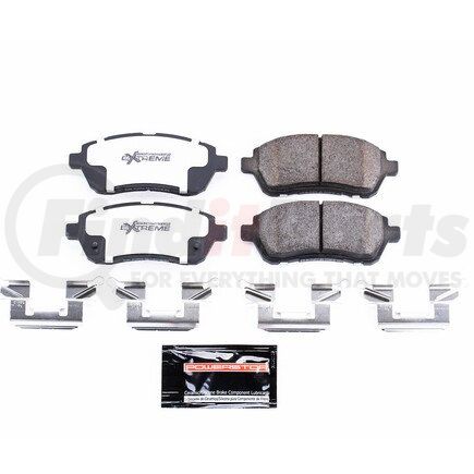 Z261454 by POWERSTOP BRAKES - Z26 STREET PERFORMANCE CARBON-FIBER CERAMIC BRAKE PADS W/ HARDWARE