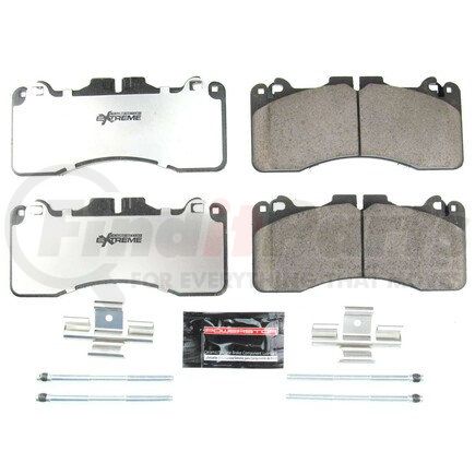 Z261440 by POWERSTOP BRAKES - Z26 STREET PERFORMANCE CARBON-FIBER CERAMIC BRAKE PADS W/ HARDWARE