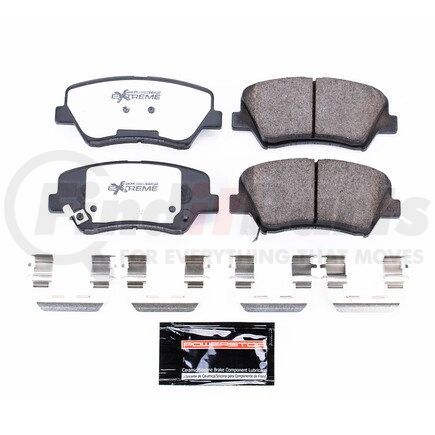 Z261543 by POWERSTOP BRAKES - Z26 STREET PERFORMANCE CARBON-FIBER CERAMIC BRAKE PADS W/ HARDWARE