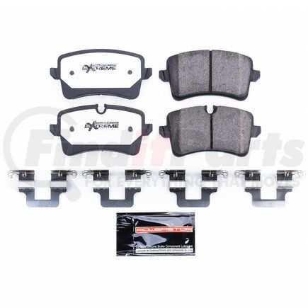 Z261547 by POWERSTOP BRAKES - Z26 STREET PERFORMANCE CARBON-FIBER CERAMIC BRAKE PADS W/ HARDWARE