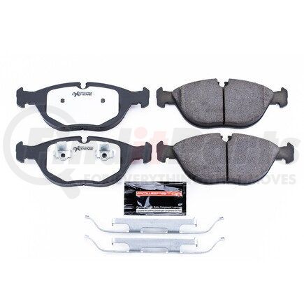 Z26682 by POWERSTOP BRAKES - Z26 STREET PERFORMANCE CARBON-FIBER CERAMIC BRAKE PADS W/ HARDWARE