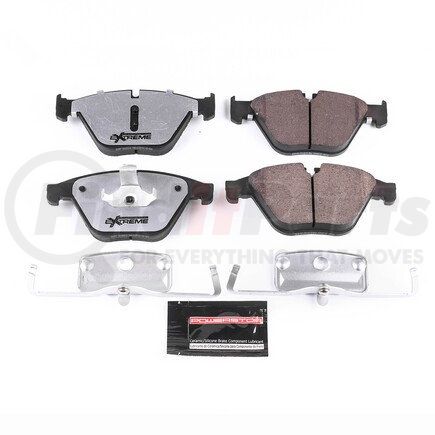 Z261597 by POWERSTOP BRAKES - Z26 STREET PERFORMANCE CARBON-FIBER CERAMIC BRAKE PADS W/ HARDWARE