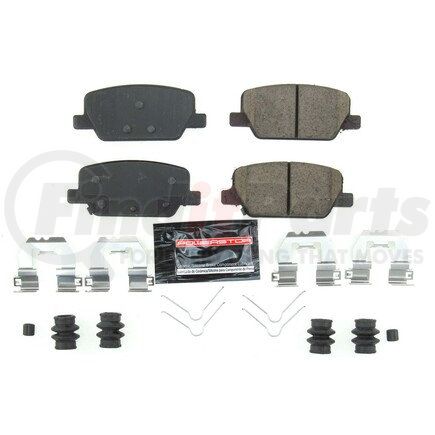 Z232199 by POWERSTOP BRAKES - Z23 EVOLUTION SPORT CARBON-FIBER BRAKE PADS W/ HARDWARE