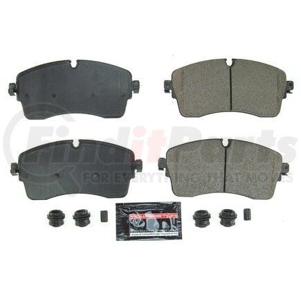 Z236013 by POWERSTOP BRAKES - Z23 EVOLUTION SPORT CARBON-FIBER BRAKE PADS W/ HARDWARE