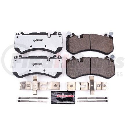 Z261291 by POWERSTOP BRAKES - Z26 STREET PERFORMANCE CARBON-FIBER CERAMIC BRAKE PADS W/ HARDWARE