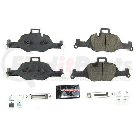 Z232060 by POWERSTOP BRAKES - Z23 EVOLUTION SPORT CARBON-FIBER BRAKE PADS W/ HARDWARE