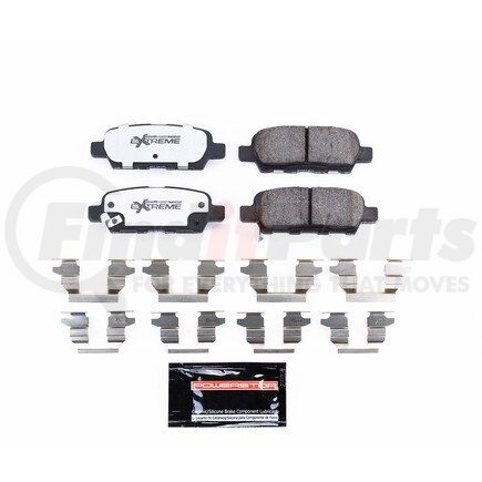 Z261288 by POWERSTOP BRAKES - Z26 STREET PERFORMANCE CARBON-FIBER CERAMIC BRAKE PADS W/ HARDWARE