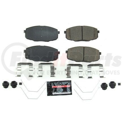 Z232094 by POWERSTOP BRAKES - Z23 EVOLUTION SPORT CARBON-FIBER BRAKE PADS W/ HARDWARE