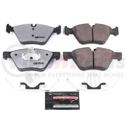 Z261504 by POWERSTOP BRAKES - Z26 STREET PERFORMANCE CARBON-FIBER CERAMIC BRAKE PADS W/ HARDWARE