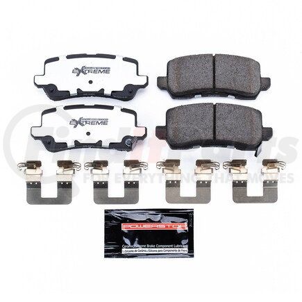 Z261698 by POWERSTOP BRAKES - Z26 STREET PERFORMANCE CARBON-FIBER CERAMIC BRAKE PADS W/ HARDWARE