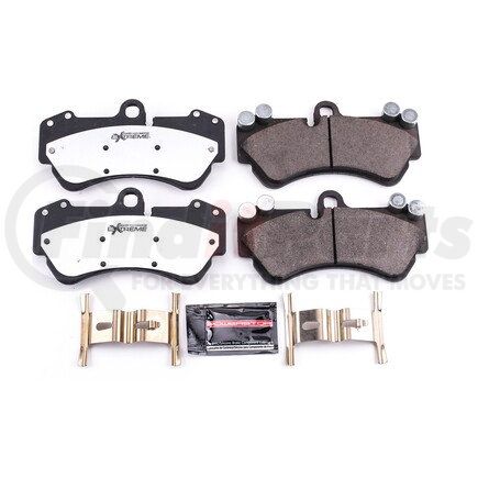 Z261007 by POWERSTOP BRAKES - Z26 STREET PERFORMANCE CARBON-FIBER CERAMIC BRAKE PADS W/ HARDWARE