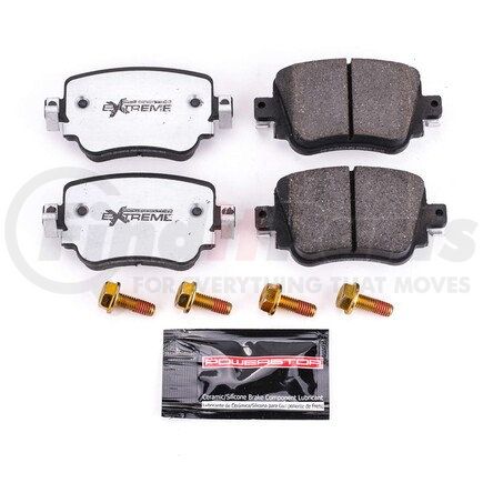 Z261779 by POWERSTOP BRAKES - Z26 STREET PERFORMANCE CARBON-FIBER CERAMIC BRAKE PADS W/ HARDWARE