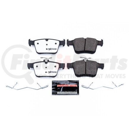 Z261761 by POWERSTOP BRAKES - Z26 STREET PERFORMANCE CARBON-FIBER CERAMIC BRAKE PADS W/ HARDWARE