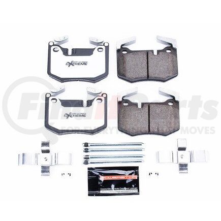 Z261807 by POWERSTOP BRAKES - Z26 STREET PERFORMANCE CARBON-FIBER CERAMIC BRAKE PADS W/ HARDWARE