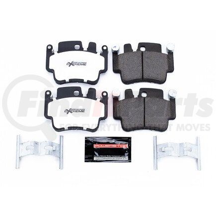 Z26917 by POWERSTOP BRAKES - Z26 STREET PERFORMANCE CARBON-FIBER CERAMIC BRAKE PADS W/ HARDWARE