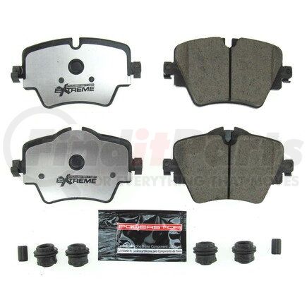 Z261892 by POWERSTOP BRAKES - Z26 STREET PERFORMANCE CARBON-FIBER CERAMIC BRAKE PADS W/ HARDWARE