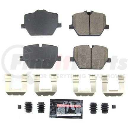 Z232220 by POWERSTOP BRAKES - Z23 EVOLUTION SPORT CARBON-FIBER BRAKE PADS W/ HARDWARE