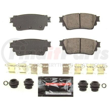 Z232200 by POWERSTOP BRAKES - Z23 EVOLUTION SPORT CARBON-FIBER BRAKE PADS W/ HARDWARE