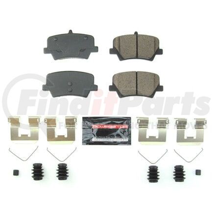 Z232136 by POWERSTOP BRAKES - Z23 EVOLUTION SPORT CARBON-FIBER BRAKE PADS W/ HARDWARE