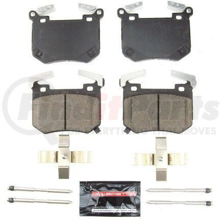 Z232144 by POWERSTOP BRAKES - Z23 EVOLUTION SPORT CARBON-FIBER BRAKE PADS W/ HARDWARE