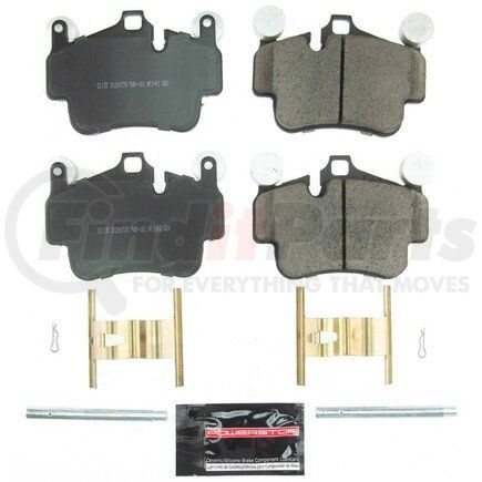 Z231135 by POWERSTOP BRAKES - Z23 EVOLUTION SPORT CARBON-FIBER BRAKE PADS W/ HARDWARE