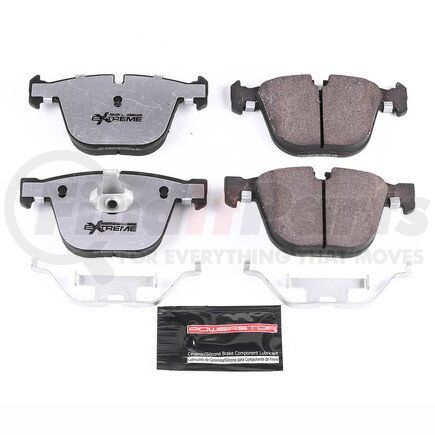 Z26919 by POWERSTOP BRAKES - Z26 STREET PERFORMANCE CARBON-FIBER CERAMIC BRAKE PADS W/ HARDWARE