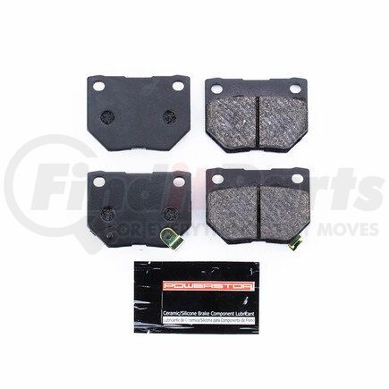 PST461 by POWERSTOP BRAKES - TRACK DAY BRAKE PADS - STAGE 1 BRAKE PAD FOR TRACK DAY ENTHUSIASTS - FOR USE W/ STREET TIRES